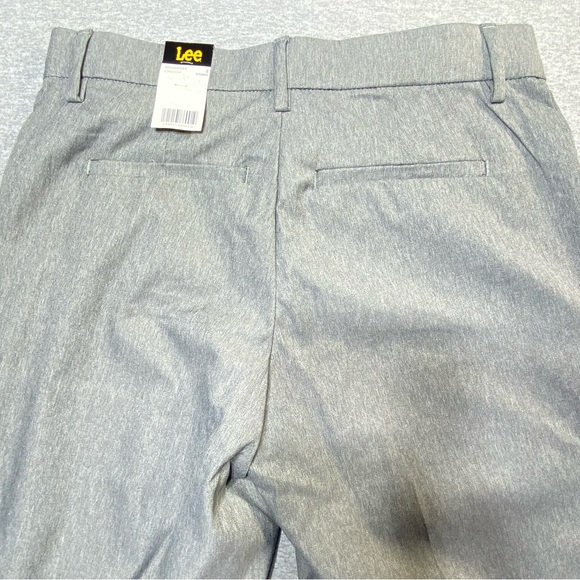 Lee Women's Flex Motion Regular Fit Trouser Pants Size 8 Short Ash Heather NWT - Picture 11 of 16
